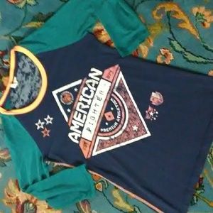 American Fighter 3/4 Sleeve Shirt!